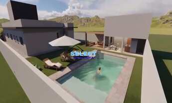 Imagem 5: Casa térrea com 3 quartos suítes closet piscina churrasqueira pergolado deck condomínio fe