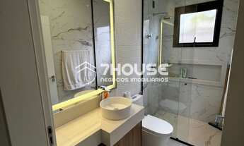 Imagem 2: Luxuosa casa condomínio santorini à venda em Paulínia-SP, Parque Brasil 500. 4 quartos, 4