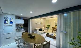 Imagem 2: Apartamento no GREENVILLE em Patamares, com 116m2, sendo 3 quartos com 1 suítes, varanda g