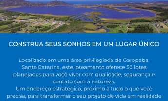 Imagem 4: Loteamento Vista Encantada em Garopaba: lotes a partir de 360m² por R$ 350 mil. Próximo a