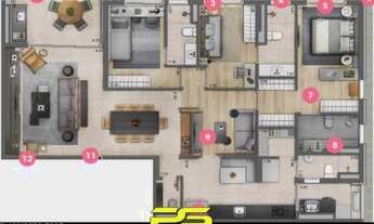 Imagem 2: APARTAMENTO COM 3 DORMITÓRIOS À VENDA, 175 M² POR R$ 3.105.000,00 - INDIANÓPOLIS - SÃO PAU