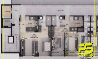 Imagem 3: APARTAMENTO COM 1 DORMITÓRIO À VENDA, 58 M² POR R$ 240.000 - BESSA - JOÃO PESSOA/PB #SOCOR
