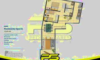 Imagem 6: APARTAMENTO COM 2 DORMITÓRIOS SENDO 1 SUITE À VENDA, 73 M² POR R$ 570.000