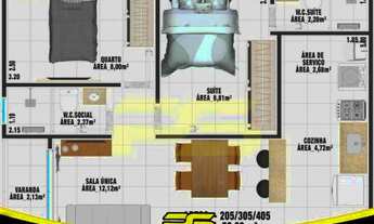 Imagem 4: ÚLTIMOS APARTAMENTOS, NOVO, 02QUARTOS, SUÍTE, TÉRREO COM ÁREA EXTRRNA, 54,95M² POR APENAS
