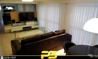 Imagem 3: MOBILIADO ) APARTAMENTO COM 3 DORMITÓRIOS À VENDA, 130 M² POR R$ 700.000 - BESSA - JOÃO