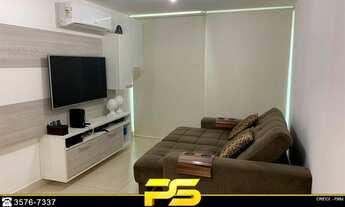 Imagem 4: APARTAMENTO MOBILIADO COM 2 DORMITÓRIOS À VENDA, 62 M² POR R$ 700.000 - CABO BRANCO - JOÃO