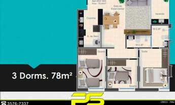 Imagem 6: APARTAMENTO COM 2 A 3 DORMITÓRIOS À VENDA, 51 A 78 M² PARTIR DE R$ 275.000 - BESSA - JOÃO