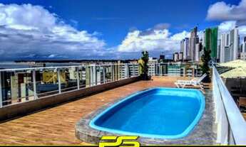 Imagem 4: VENDO 2 QUARTOS CABO BRANCO COM VARANDA E LAZER NA COBERTURA