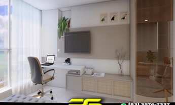 Imagem 3: FLAT COM 1 DORMITÓRIO À VENDA, 34 M² POR R$ 294.355,00 - PONTA DE CAMPINA - CABEDELO/PB