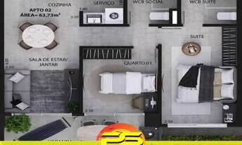 Imagem 4: OPORTUNIDADE) APARTAMENTO NO JARDIM OCEANIA COM SUITE