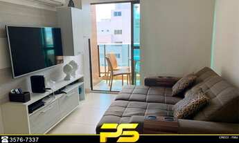 Imagem 3: APARTAMENTO MOBILIADO COM 2 DORMITÓRIOS À VENDA, 62 M² POR R$ 700.000 - CABO BRANCO - JOÃO