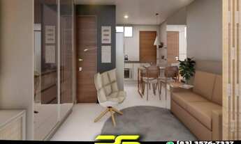 Imagem 4: FLAT COM 1 DORMITÓRIO À VENDA, 34 M² POR R$ 294.355,00 - PONTA DE CAMPINA - CABEDELO/PB