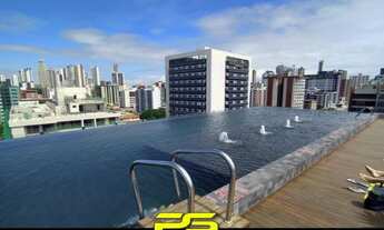 Imagem 3: FLAT DE LUXO COM 1 DORMITÓRIO À VENDA, 35 M² POR R$ 420.000 - CABO BRANCO - JOÃO PESSOA/PB