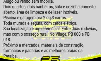 Imagem 6: CASA COM 2 DORMITÓRIOS À VENDA POR R$ 160.000 - - CONDE/PB