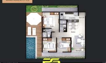 Imagem 5: APARTAMENTO COM 2 DORMITÓRIOS À VENDA, 61 M² POR R$ 189.000,00 - BANCÁRIOS - JOÃO PESSOA/P