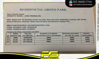 Imagem 2: APARTAMENTO COM 2 DORMITÓRIOS À VENDA, 62 M² POR R$ 167.000 - ERNESTO GEISEL - JOÃO PESSOA