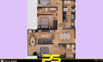 Imagem 2: APARTAMENTO COM 3 DORMITÓRIOS À VENDA, 90 M² POR R$ 865.000 - JARDIM OCEANIA - JOÃO PESSOA