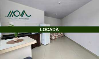 Imagem 2: Kitnet mobiliada Unidade 03, primeira locação, com um banheiro, quarto, sala e área de ser