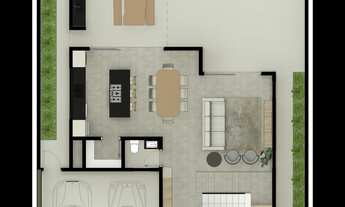 Imagem 4: Casa Sobrado 3 Dorm ( 3 Suites) Condomínio Terras do Vale - 3 Dormitórios - Caçapava