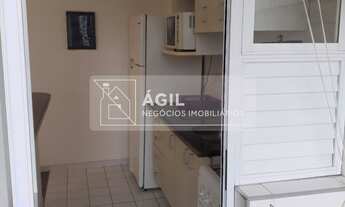 Imagem 3: Aluga-se apartamento mobiliado na Av. Adhemar de barros -1 Suíte com cama e armário embut