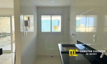 Imagem 3: Apartamento com Varanda Gourmet e área lateral na Praia do morro