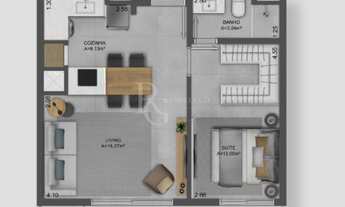 Imagem 3: Apartamento à venda com 1 suíte com closet, sacada, churrasqueira, 1 vaga no MontSerrat