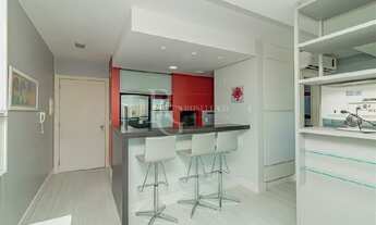 Imagem 4: Studio com living /dormitório, churrasqueira, 1 vaga no bairro Três Figueiras em Porto Ale