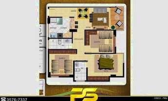 Imagem 5: Apartamento com 3 dormitórios à venda, 103 m² por r$ 595.000 - intermares - cabedelo/pb #p