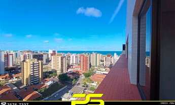 Imagem 4: Apartamento de luxo com 1 dormitório à venda, 60 m² por r$ 390.000 - cabo branco - joão pe