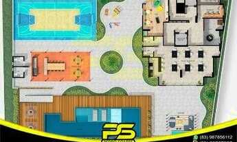 Imagem 5: últimos apartamentos, 03 quartos, suíte, piscina, bar, varanda gourmet, 81,34m² por apenas