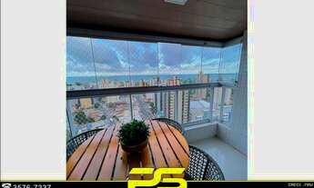 Imagem 2: Apartamento com 3 dormitórios à venda, 120 m² por r$ 1.000.000 - tambaú - joão pessoa/pb