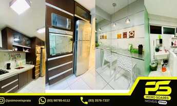 Imagem 6: Apartamento com 3 dormitórios à venda, 82 m² por r$ 439.000,00 - miramar - joão pessoa/pb