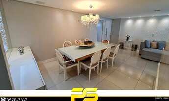 Imagem 4: Apartamento com 3 dormitórios + dce à venda, 153 m² por r$ 1.299.000 - tambaú - joão pesso