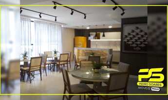 Imagem 3: Apartamento com 3 dormitórios à venda, 76 m² por r$ 480.000 - bessa - joão pessoa/pb #soco