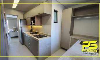 Imagem 2: Apartamento com 3 dormitórios à venda, 83 m² por r$ 560.000 - manaíra - joão pessoa/pb #so