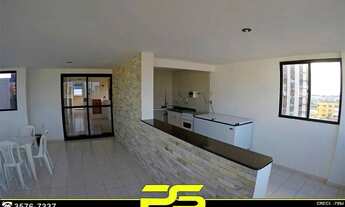 Imagem 5: Apartamento com 3 dormitórios à venda, 96 m² por r$ 380.000 - intermares - cabedelo/paraíb