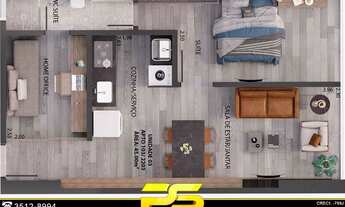 Imagem 7: Apartamento com 2 dormitórios à venda, 140 m² por r$ 1.200.000,00 - bessa - joão pessoa/pb