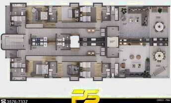 Imagem 5: Apartamento com 3 dormitórios à venda, 175 m² por r$ 2.425.000 - portal do poço - cabedelo