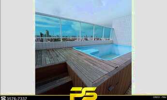 Imagem 4: Cobertura com 2 dormitórios à venda, 71 m² por r$ 600.000 - bessa - joão pessoa/pb #pedros