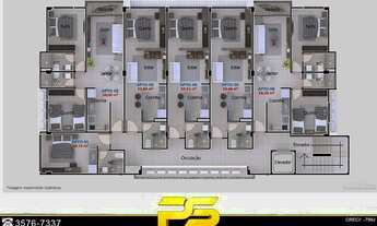 Imagem 5: Apartamento com 2 dormitórios à venda, 33 m² por r$ 240.000 - intermares - cabedelo/pb par