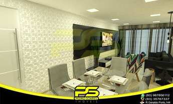 Imagem 7: Apartamento com 2 dormitórios à venda, 76 m² por r$ 589.000,00 - cabo branco - joão pessoa