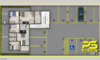 Imagem 1: Apartamento com 1 dormitório à venda, 50 m² por r$ 165.000 - aeroclube - joão pessoa/pb #p
