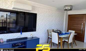 Imagem 6: Apartamento com 3 dormitórios à venda, 114 m² por r$ 900.000 - cabo branco - joão pessoa/p