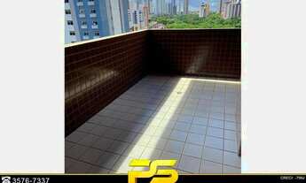 Imagem 3: Apartamento com 3 dormitórios à venda, 120 m² por r$ 470.000 - tambaú - joão pessoa/pb #pe