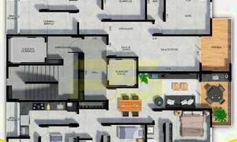 Imagem 6: últimos apartamentos, 03 quartos, suíte, piscina, bar, varanda gourmet, 81,34m² por apenas