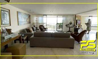 Imagem 2: Cobertura com 3 dormitórios à venda, 637 m² por r$ 2.600.000 - cabo branco - joão pessoa/p