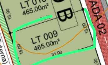 Imagem 2: Terreno 465m² em condomínio fechado em Bananeiras, a venda por R$350.000,00