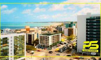 Imagem 2: Apartamento com 2 dormitórios à venda, 56 m² por r$ 620.000 - cabo branco - joão pessoa/pb