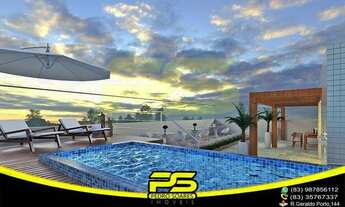 Imagem 4: Apartamento com 2 dormitórios à venda, 76 m² por r$ 589.000,00 - cabo branco - joão pessoa