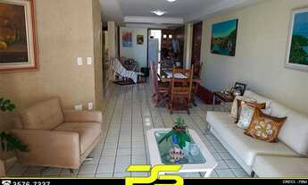 Imagem 5: Apartamento com 4 dormitórios à venda, 183 m² por r$ 1.100.000 - tambaú - joão pessoa/pb